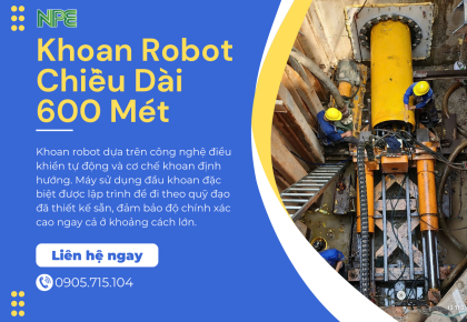 Khoan Robot Chiều Dài 600 Mét: Kỹ Thuật Và Thách Thức