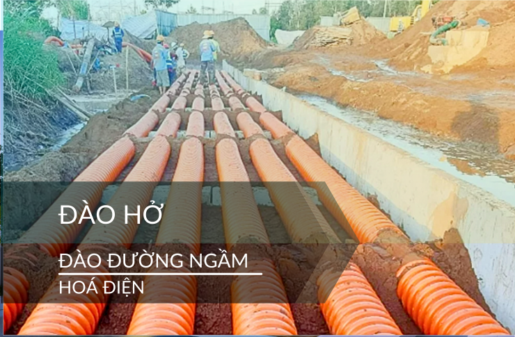 Đào hở (đào đường ngầm hoá điện)