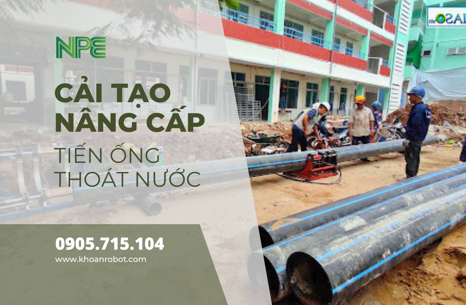 Cải Tạo Nâng Cấp Tiến Ống Thoát Nước