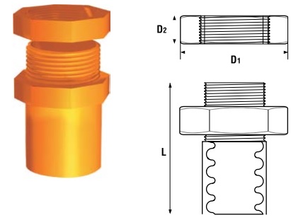 Kẹp ống cho ống nhựa xoắn HDPE