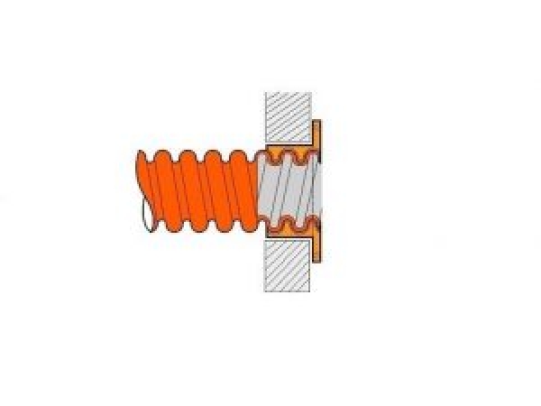 Mặt bích ống xoắn HDPE