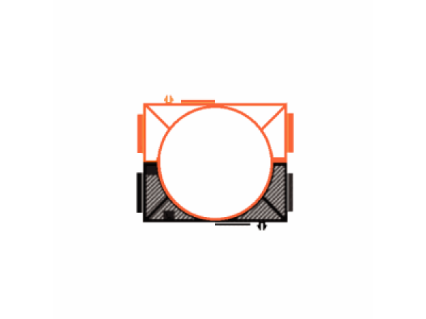 Gối đỡ ống xoắn HDPE